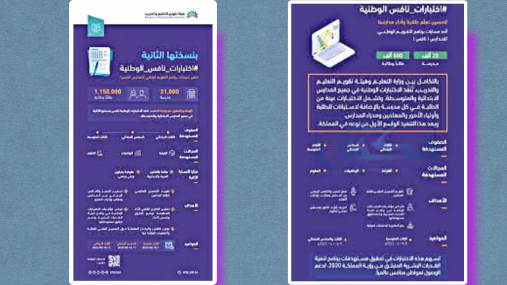 ماهو تاريخ تطبيق الاختبارات الوطنية القادمة 2023