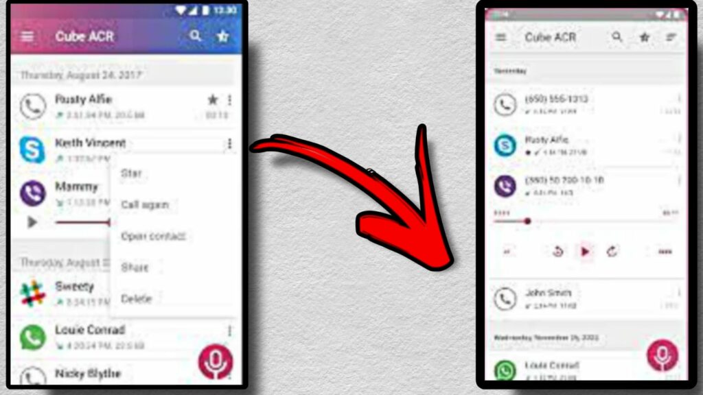 تحميل Cube ACR Pro مهكر 2023 مدفوع مسجل مكالمات مجاني