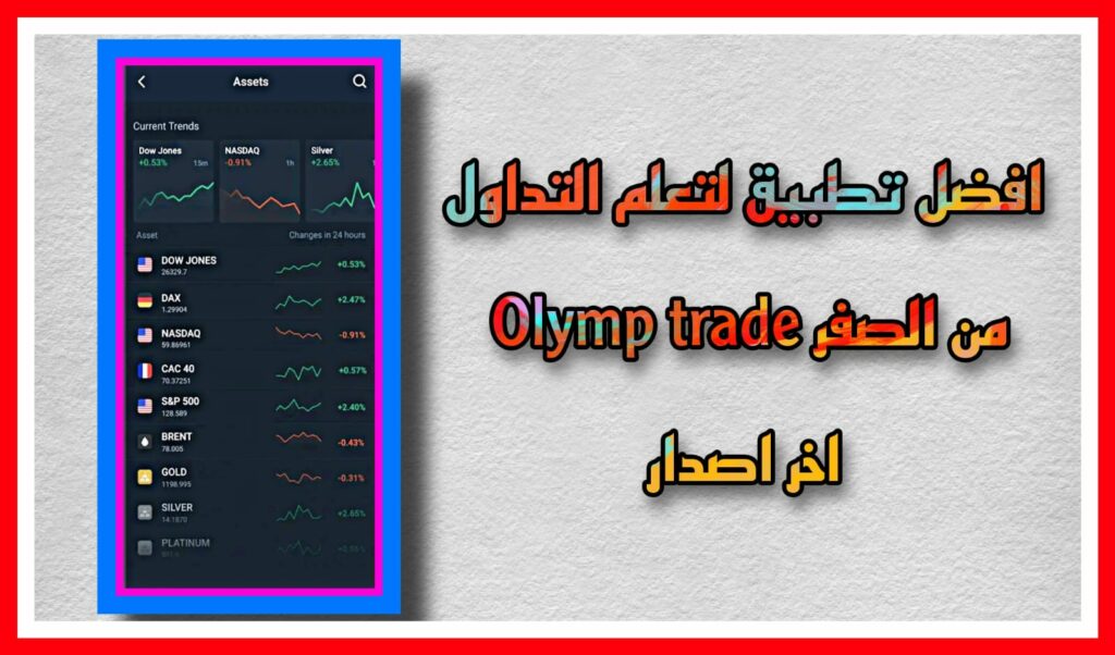 تحميل تطبيق olymp trade للتداول اخر اصدار 2023