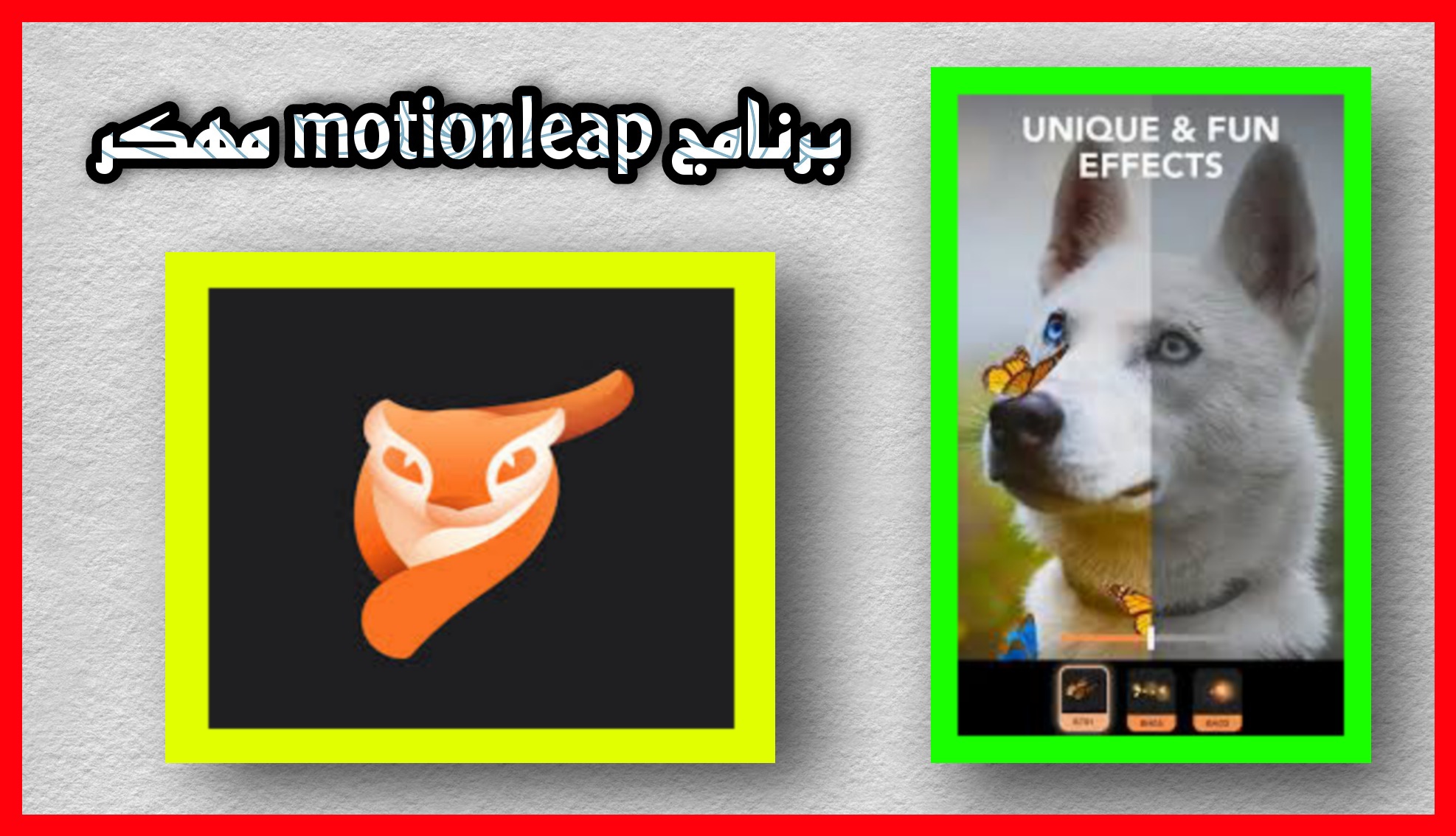 تحميل برنامج motion leap مهكر 2023 اخر اصدار للاندرويد و الايفون من مديا فاير