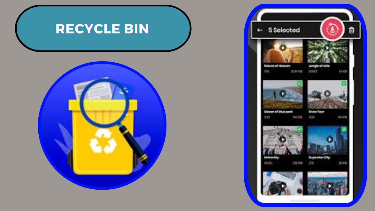 تحميل تطبيق recycle bin للاندرويد و الايفون 2024 اخر اصدار