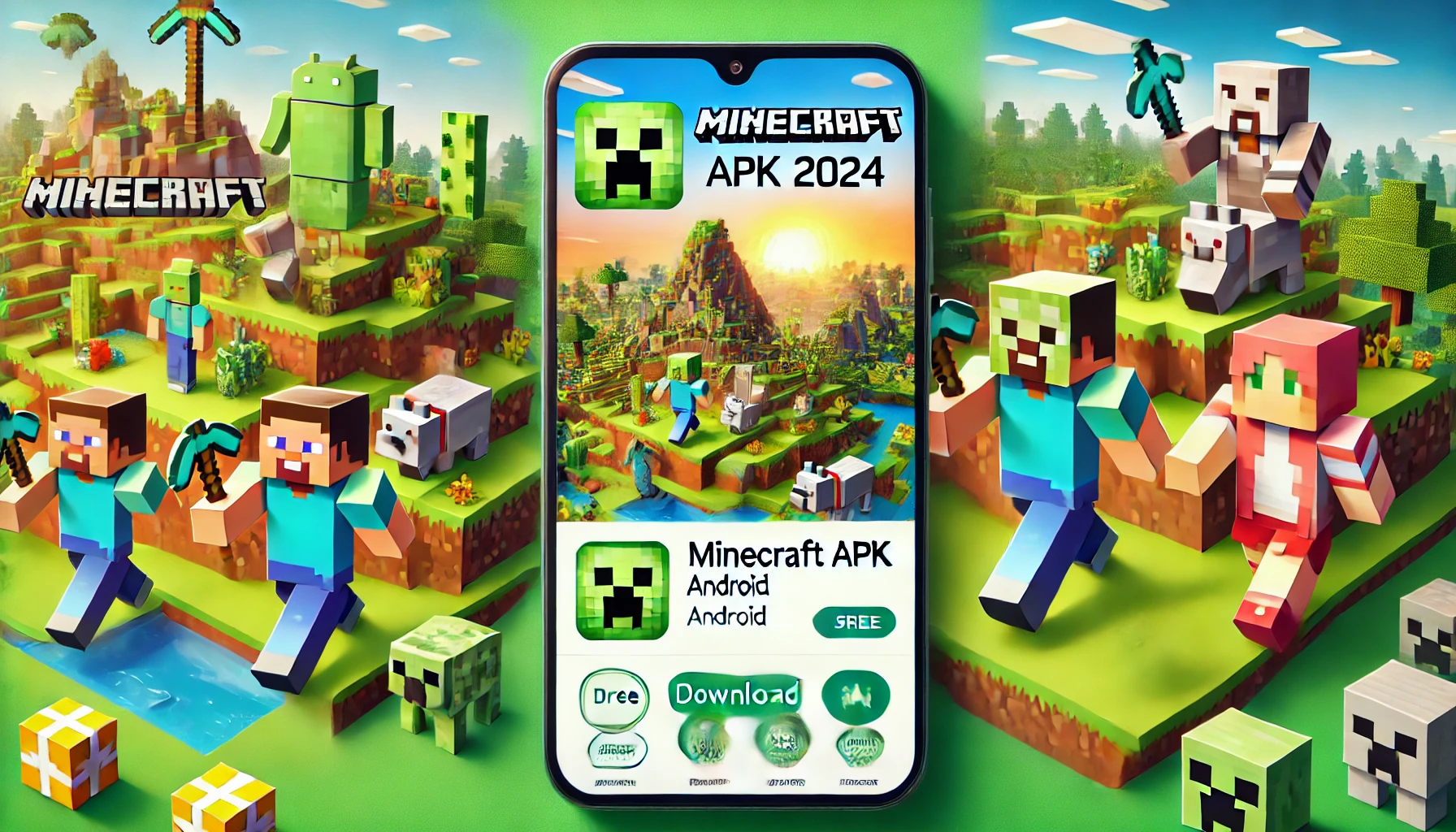 تنزيل لعبة ماين كرافت Minecraft Apk الاصلية للأندرويد مجانا 2024