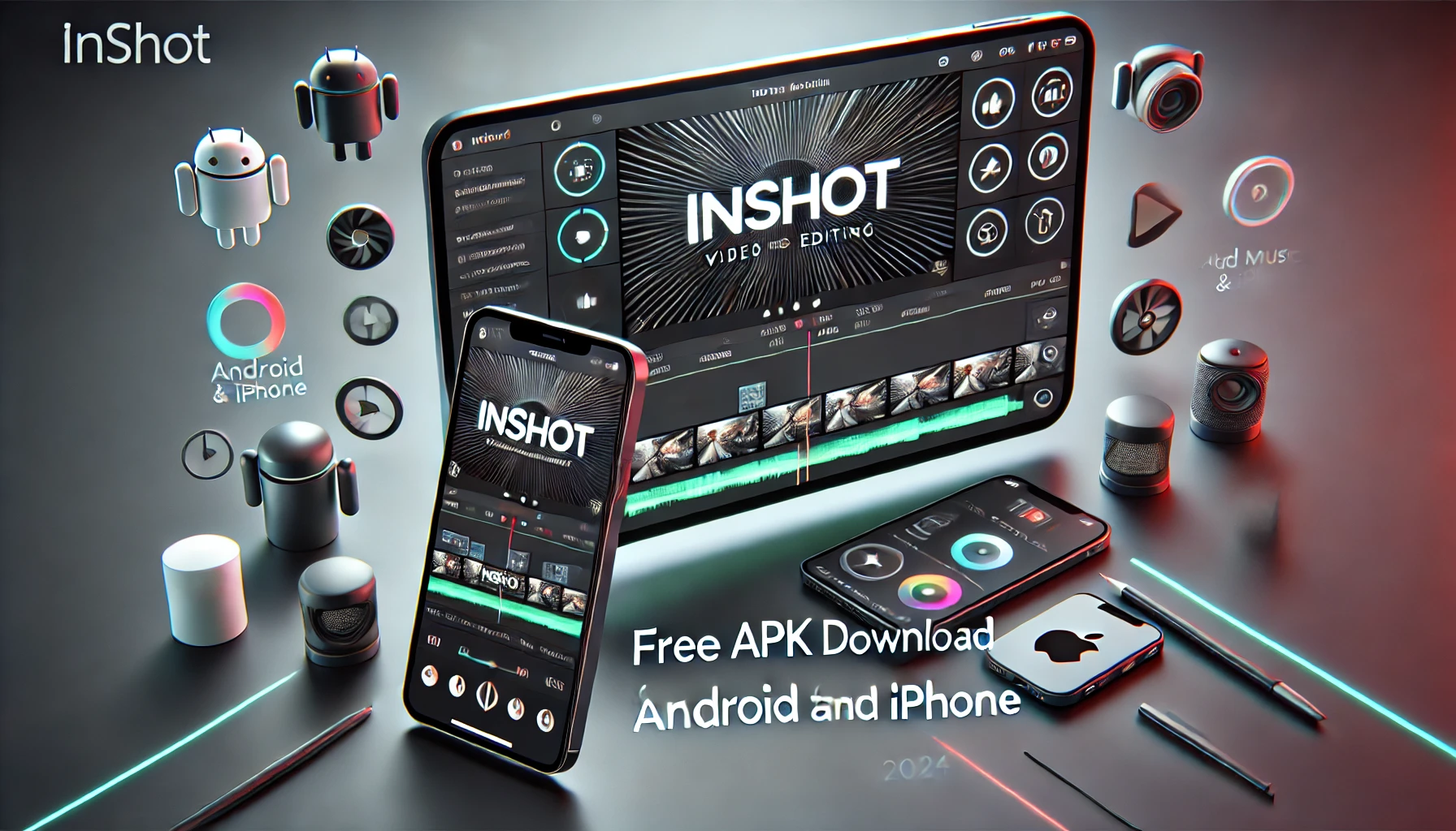 رابط تحميل تطبيق inshot الاصلي لتصميم الفيديوهات APK للأندرويد والآيفون مجانا 2024